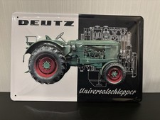Deutz Blechschild 20x30 15 PS