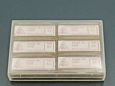 Heine Lampe 2,5 V Lampe Nr. 4 - 210, Ersatzbirne, 6x Konvolut, Made In Germany 