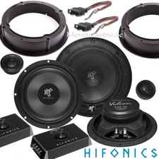 Hifonics Tür-Lautsprecher 2-Wege für VW Bora Golf 4 Jetta Passat 3BG B5 Polo 9N