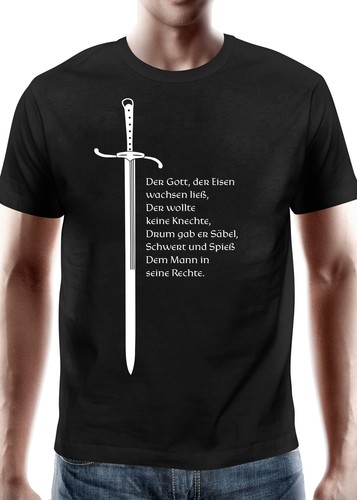 Shirt schwertkämpfer - t-shirt,