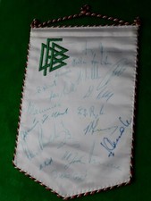 DFB Wimpel Deutschland Fussball WM/EM ? mit Unterschriften 230mm x 155mm !👍👍👍