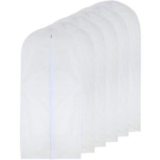 Kleidersack transparent Mottenfest Staubschutz Reißverschluss Packung