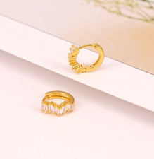 Klapp Creolen Doppelreihen