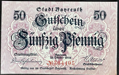Pfennig bayreuth 1918 - 50,