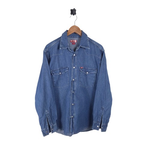 Herren mustang snap jeanshemd - herren,