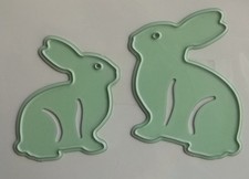 Stanzschablonen -  2 Hasen