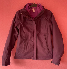 Outdoorjacke Damen Quechea Oxylane XS Wasserdicht Atmungsaktiv lila, wie neu