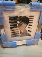 Glasbild mit Rahmen Audrey