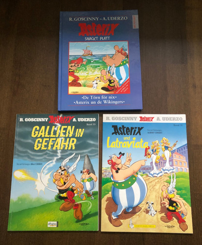 Asterix comics snackt platt - comics,