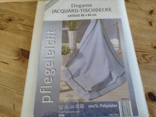 JACQUARD tischdecke ca 85 x 85 cm  UNBENUTZT