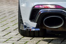 Heckansatz Seitenteile Flaps mit Wing aus ABS passend für Audi RS4 B9 Quattro