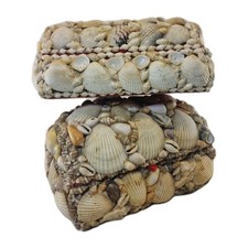 2x Schmuckschatulle Muschel