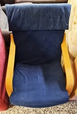 Schwingstuhl blau (gebraucht)