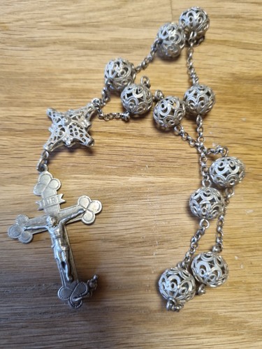 Antiker silber rosenkranz - antiker,