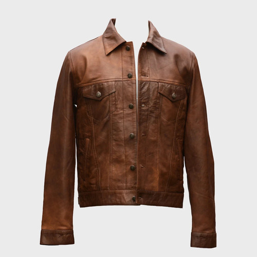 Herren braune vintage western - vintage,