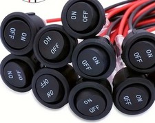 Kippschalter Rund 2 Pin