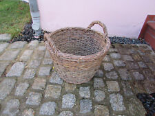 alter runder Weidenkorb