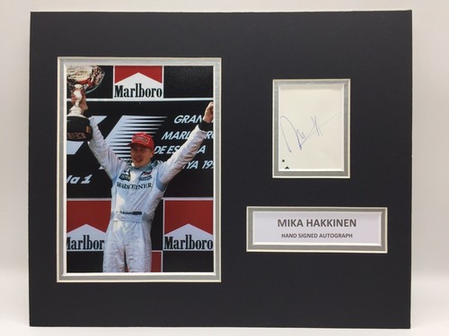 Rare mika hakkinen signed - mika,