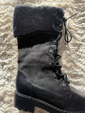 Damen Stiefel Schwarz Gr. 39