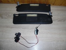 Audi 80 Cabrio Sonnenblenden Ausziehbar mit Spiegel Schwarz 8G0857552 8G0857551