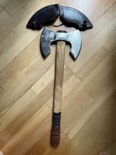 Doppelaxt Einzelanfertigung handgeschmiedet aus der Ukraine