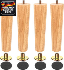 Möbelfüße Holz 18cm massiv