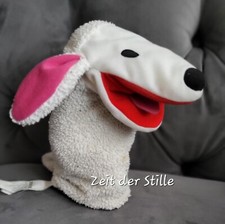 IKEA Schaf Klappar Lantlig Handpuppe weiß *