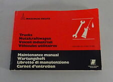 Scheckheft / Serviceheft Iveco - Magirus Deutz LKW - Nutzfahrzeuge 1978 blanko