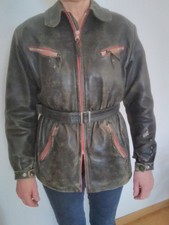 Alte Lederjacke Damen Motorrad