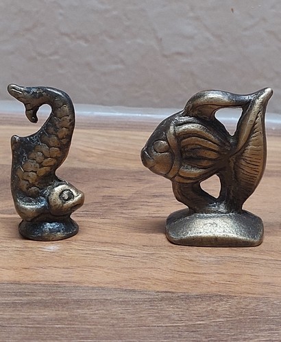 Figuren fisch messing - 2,