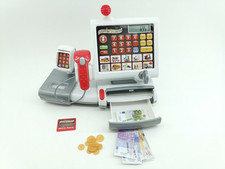 Klein Theo 9356 Kasse mit Licht und Sound Zubehör für Kaufladen Kaufmannsladen