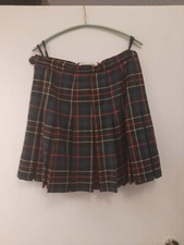 HIRSCH - Minirock mit Schottenmuster nach Kilt-Art - KEIN Kilt