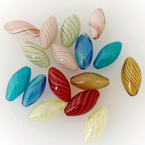 Hohlglasperlen lampwork - 16, |