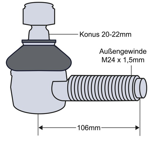 Kugelgelenk kugelkopf für - kugelgelenk,