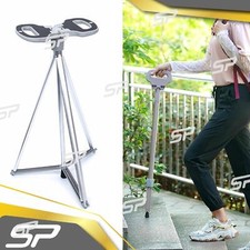 Silber Faltbar Gehstock mit