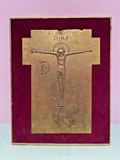 Bronze Relief Christus Kreuz
