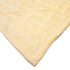 Kopfkissenbezug 80x80 cm Kissenbezug Kissenhülle 100% Baumwolle Gelb Gestreift