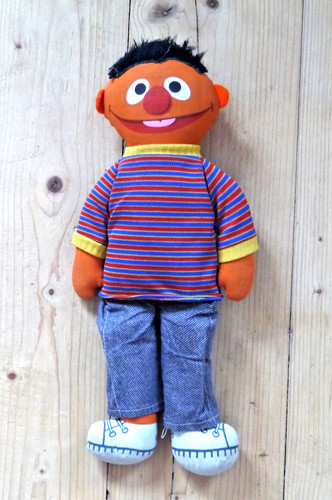 Ernie plüschfigur vintage - plüschfigur,