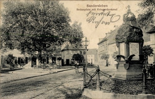 Sandersleben anhalt - ak,