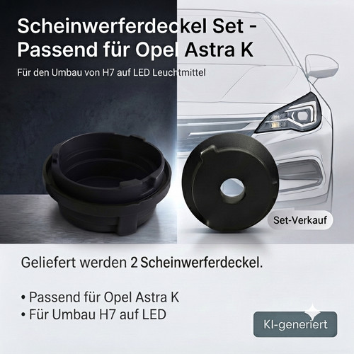 Led kappe passend für - h7, opel