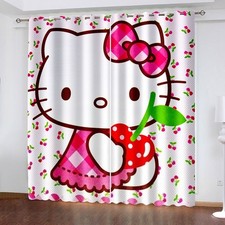 Maßgefertigte Vorhänge 03.Cartoon Katze Schlafzimmer Verdunklung UV-Schutz