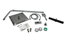 Auralum Duscharmatur Regendusche Komplettset Edelstahl mit Thermostat 96-130cm