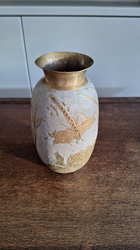 Alte indische messing vase - alte,