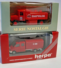 Feuerwehrmodelle, Mercedes Tankwagen, von Fa. Roskopf, Sprinter TW mit Plane HO