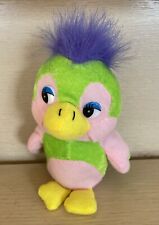 Stofftier Papagei- rosa - grün - lila- flauschig - Kuscheltier -