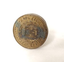 Bronze Siegelstempel Wappen