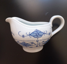 Vintage Sauciere von KAHLA – Weiß mit Blau, Deutschland