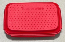 Tupperware Flip & Shake, Behälter zum Panieren + Marinieren, rot, NEU 