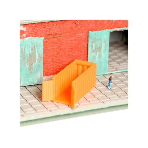 Open top container - open,