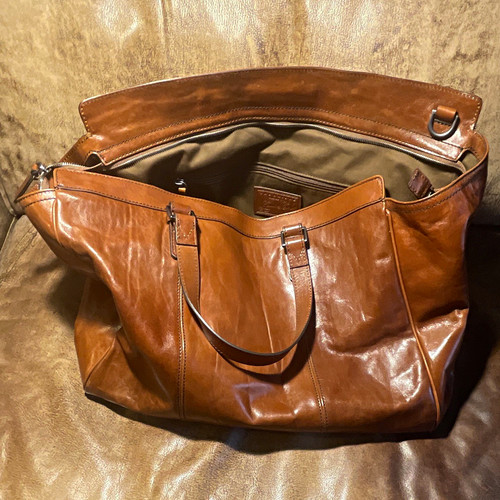 The bridge leder reisetasche - the,